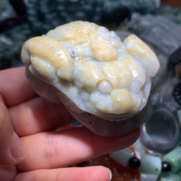 翡翠颈饰未镶嵌保真天然A货翡翠