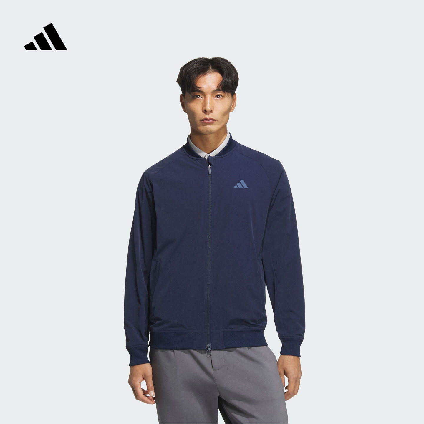 阿迪达斯官方 飞行员高尔夫运动夹克外套男新款 adidas JM2939