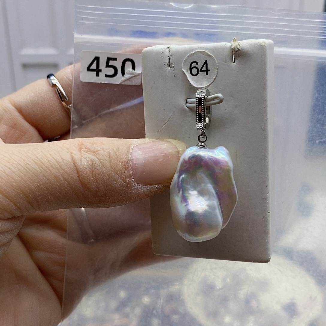 颈饰合金淡水珍珠