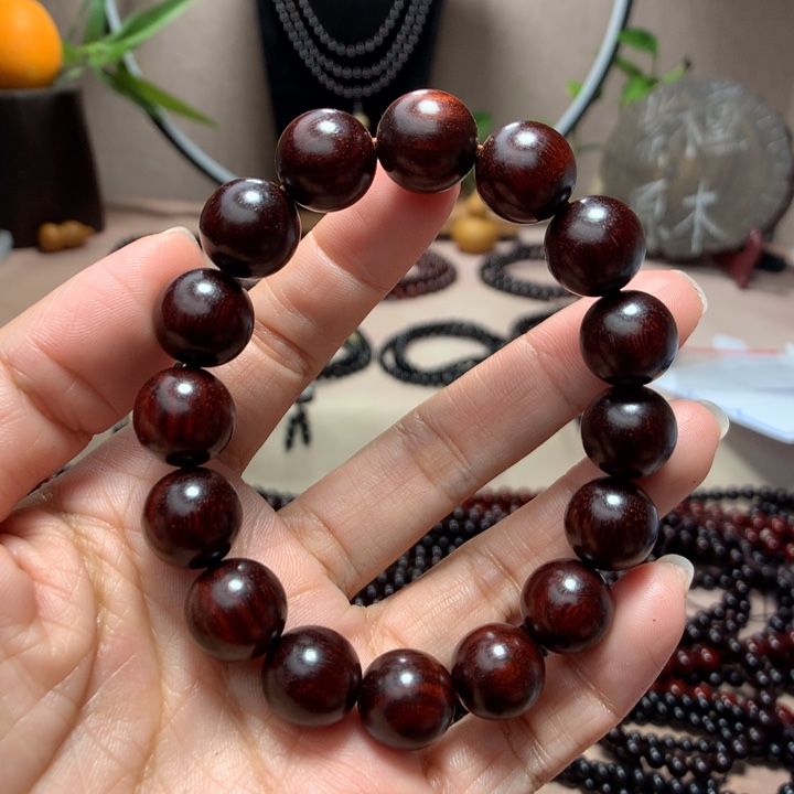 小***施小叶紫檀手串/手链12