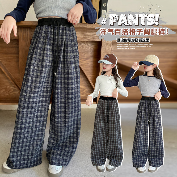 女童新款2025秋季休闲长裤QKZ25193