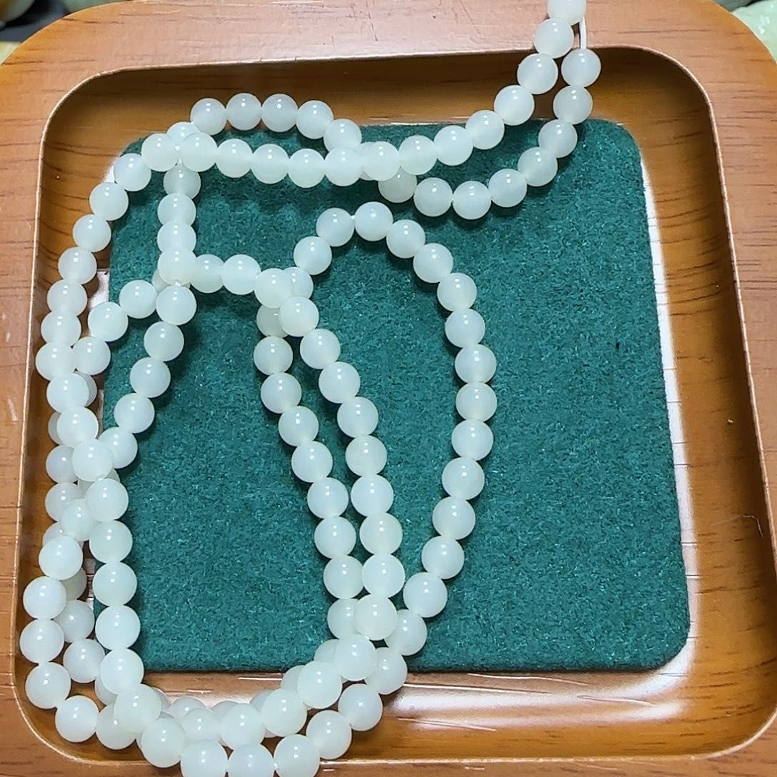 和田玉（白玉）颈饰未镶嵌