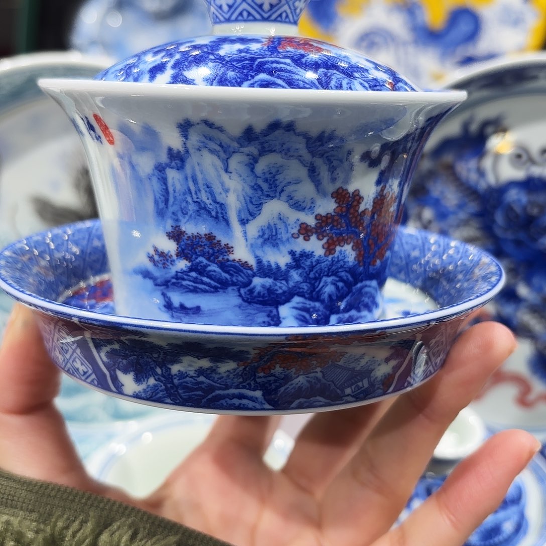 瓷片景德镇美术作品