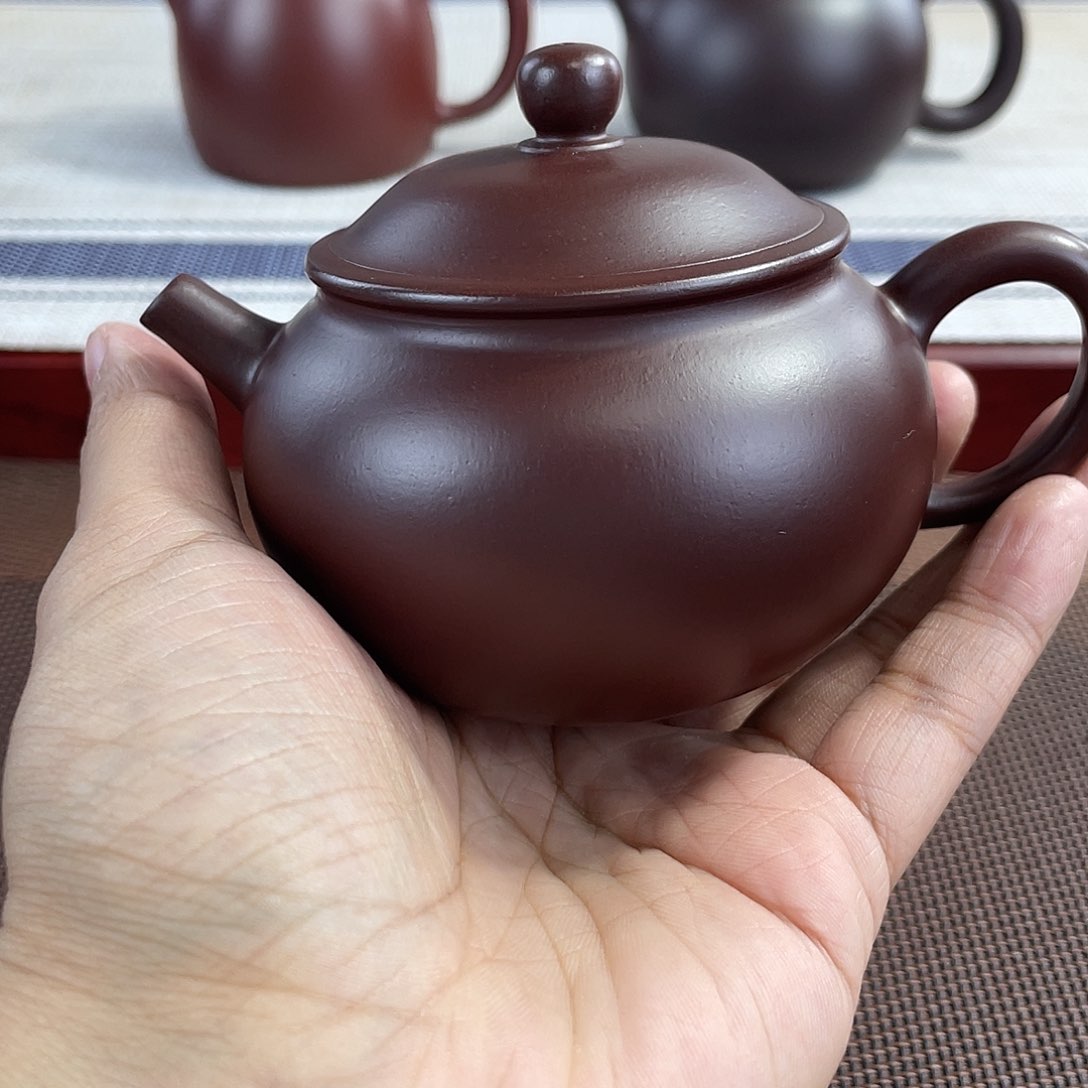 紫泥壶原矿紫泥元宝器型