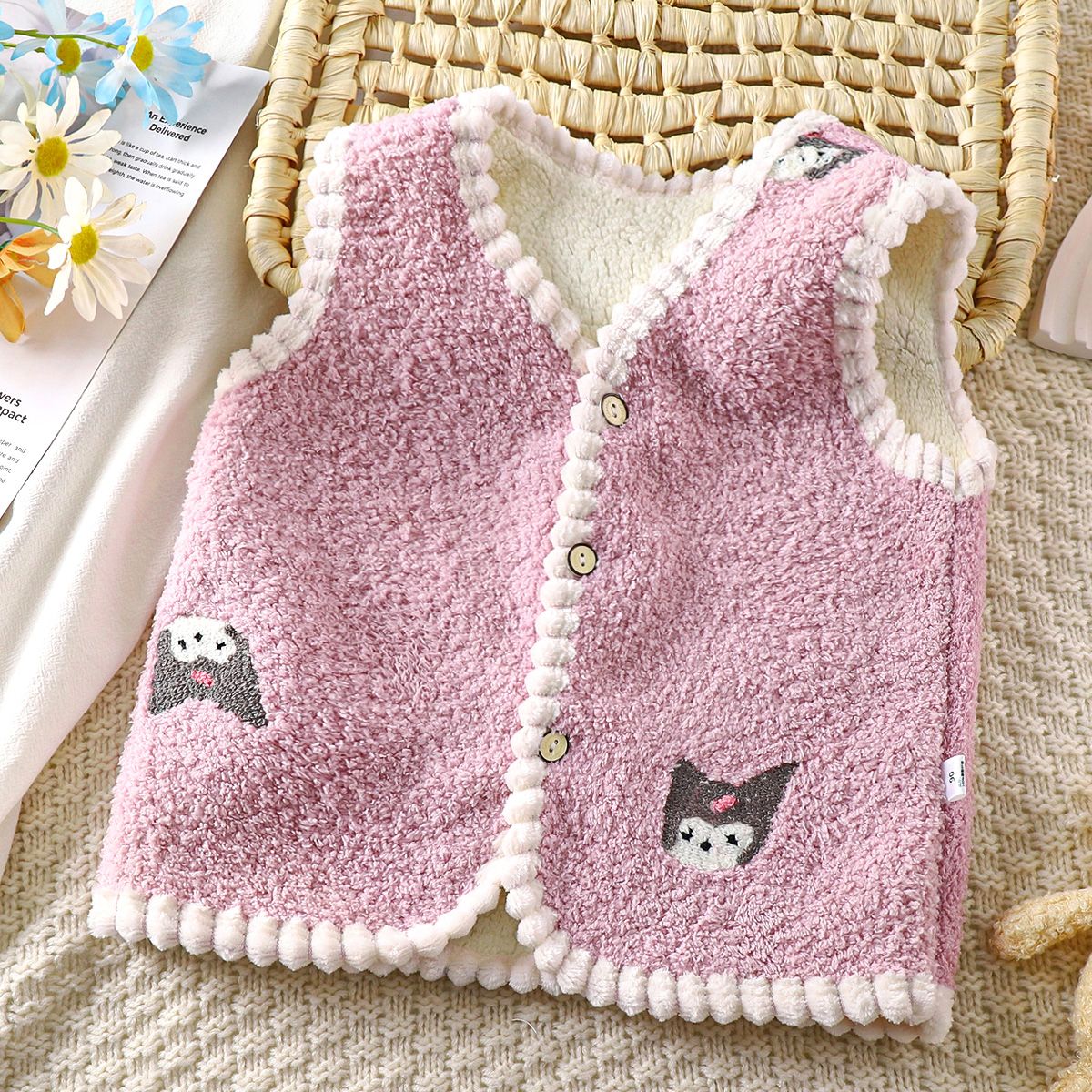 儿童马甲男女童外穿宝宝秋冬保暖秋冬季新款儿童加厚加绒坎肩背心