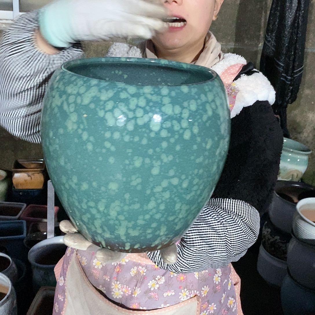 紫砂花盆正品口20高24