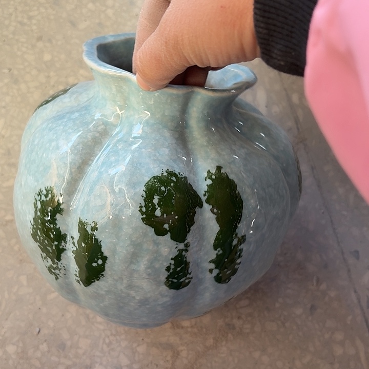 新品南瓜瓶高19口径10