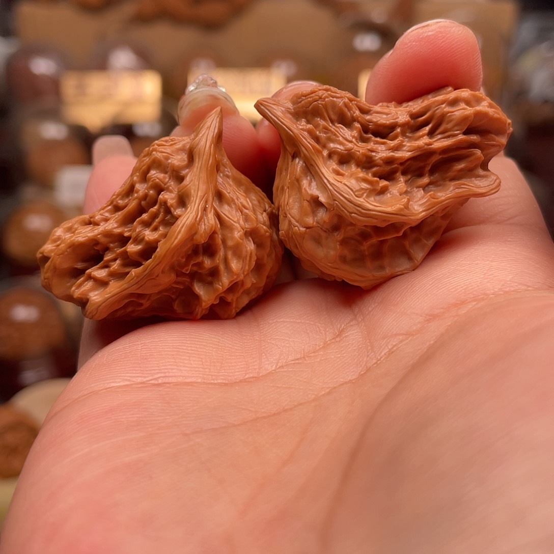 文玩核桃把件小鸟