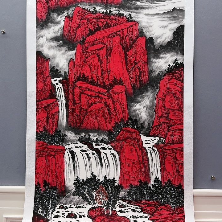 国画书法作品多次参加