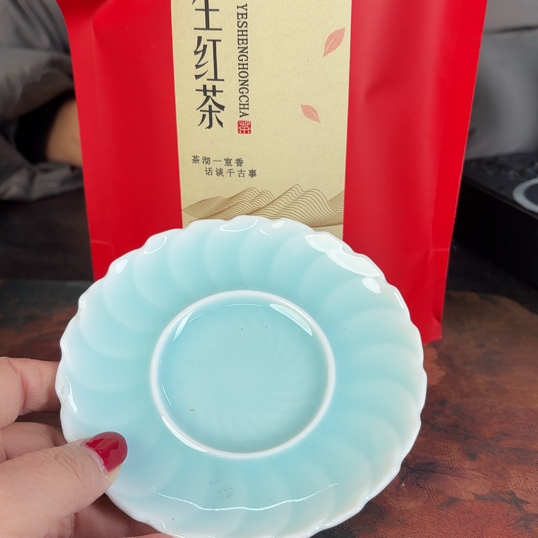 龙泉云间青瓷小米茶器