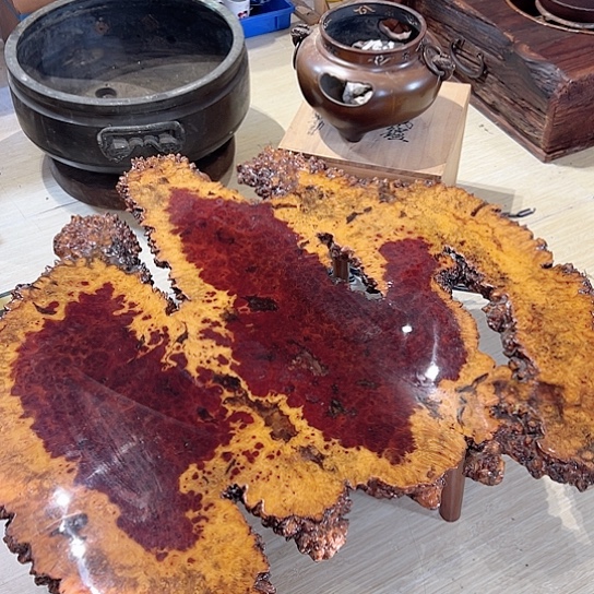 木中古工艺品摆件