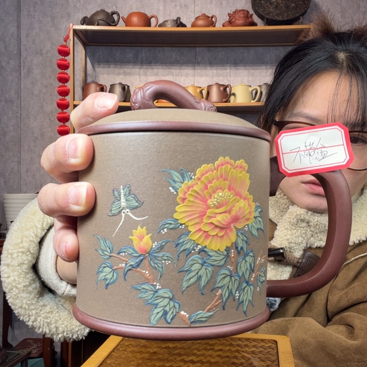 茶杯紫砂原矿紫砂杯