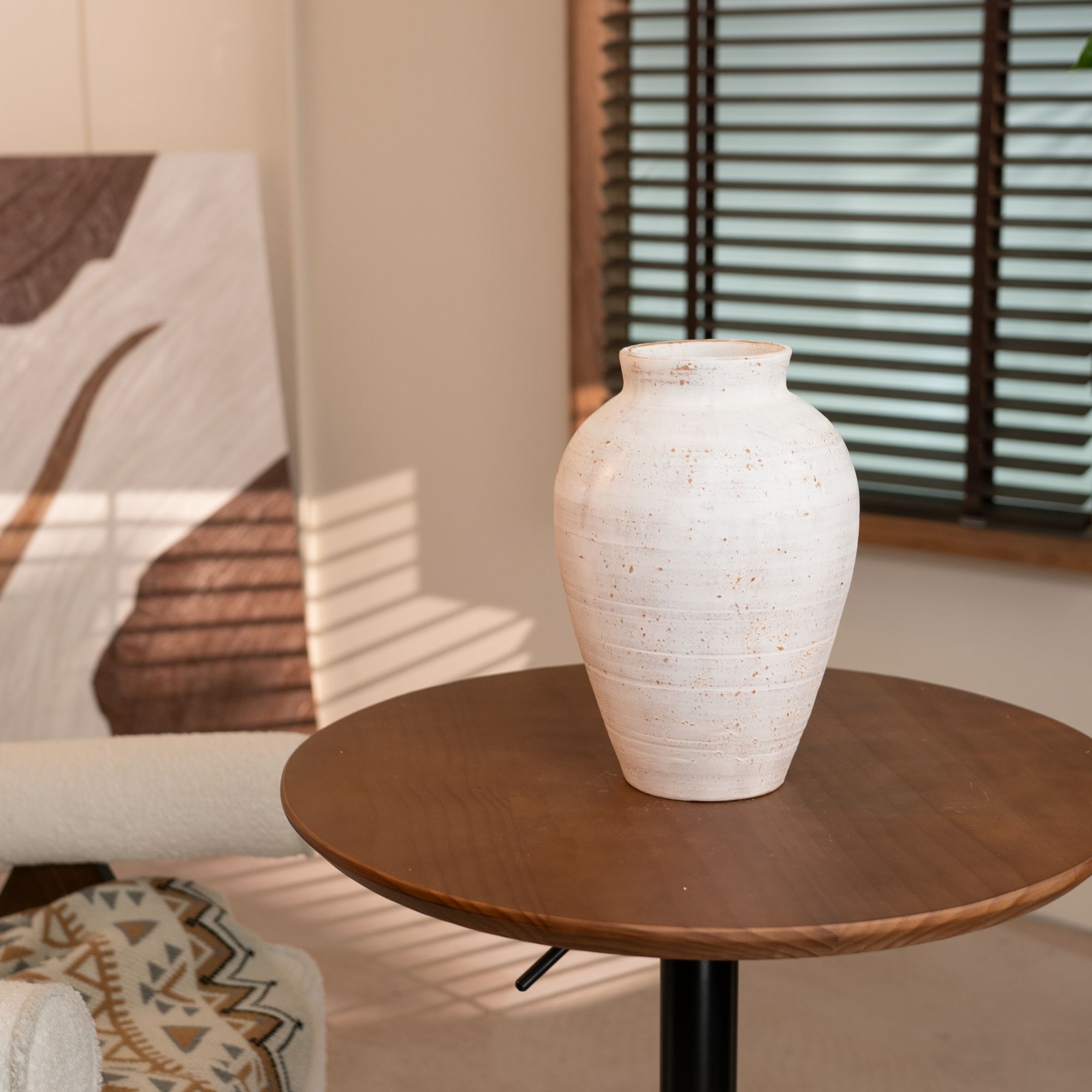 堂前观宋系列||复古纹路陶土瓶永生花插花必备诧寂风