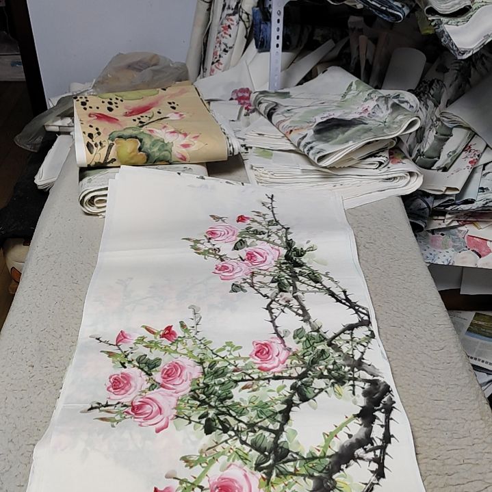 水***子国画落款后台备注