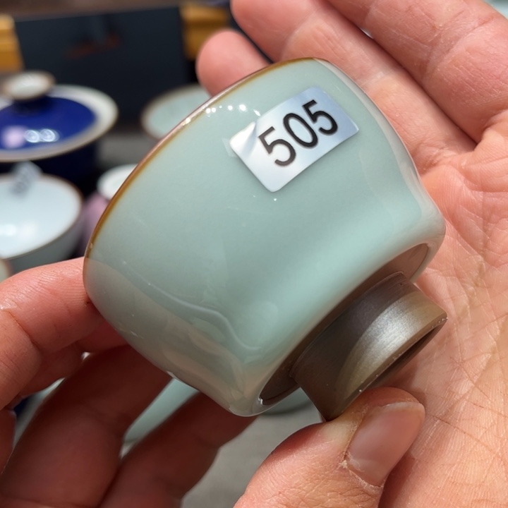 汝窑青不开片喜欢的可以拍