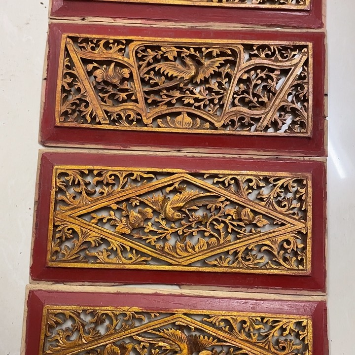 汪***厂香榧木老木雕花板老木雕花板