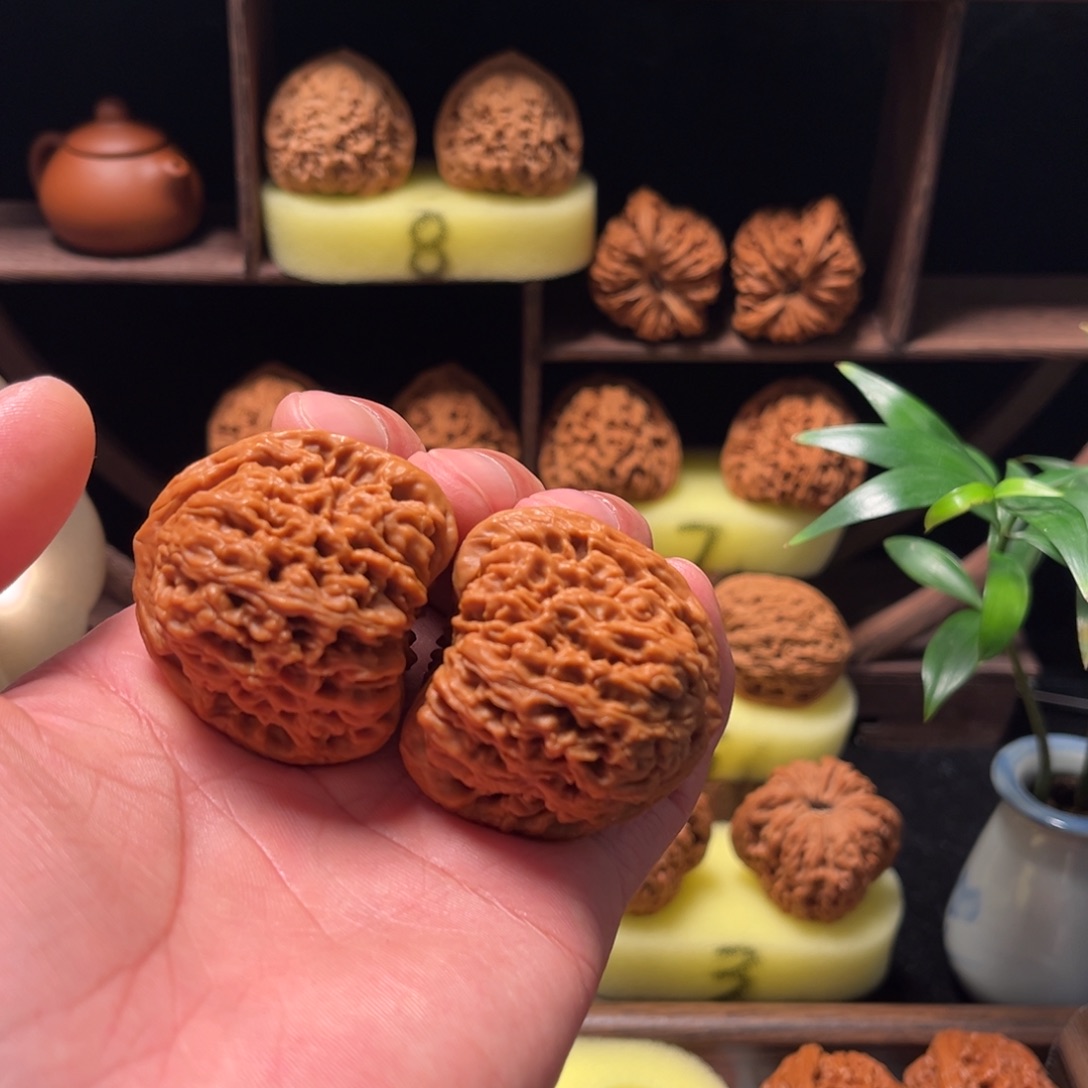 吊坠文玩核桃44逐鹿山地南将石