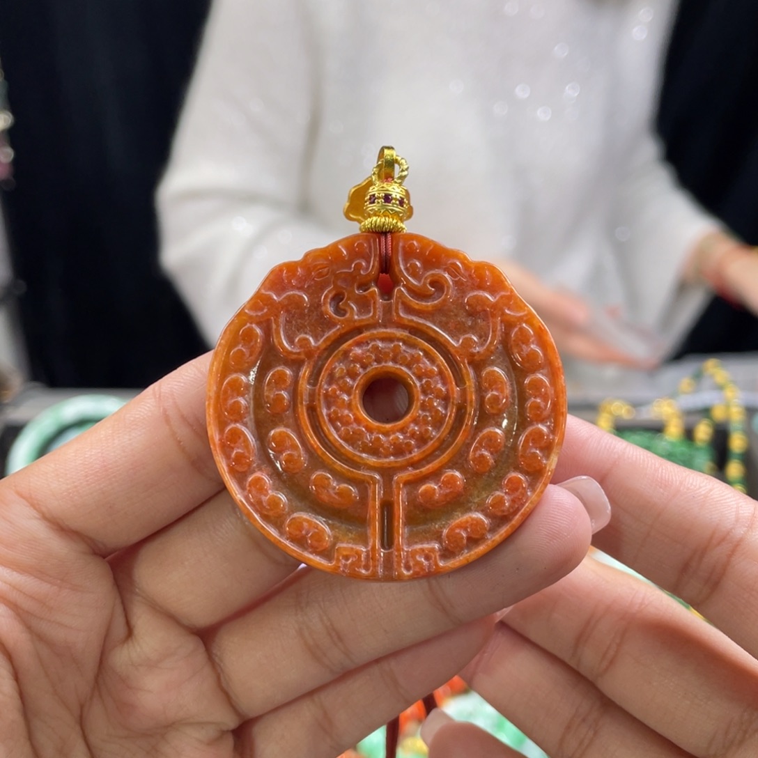 翡翠颈饰未镶嵌二***0代编织