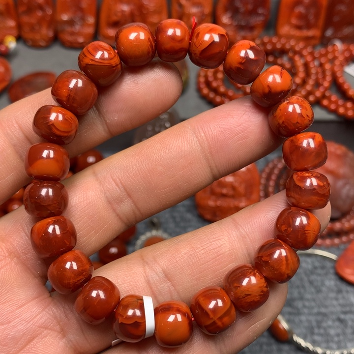 南红玛瑙手串未镶嵌11mm