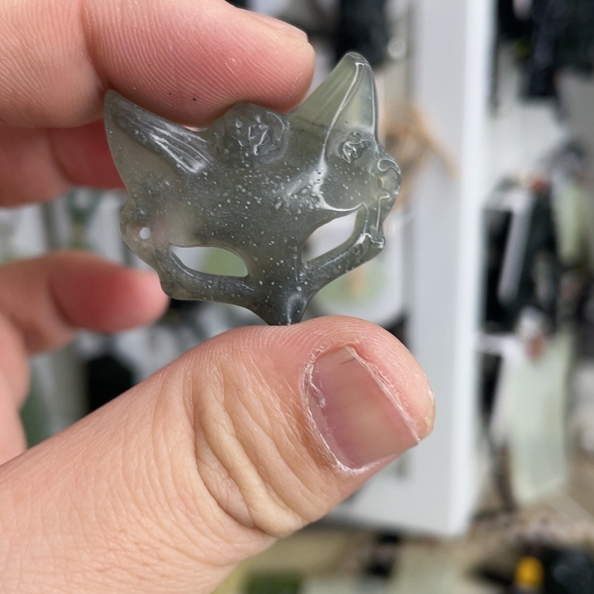 【闪购商品】岫玉颈饰未镶嵌凤九