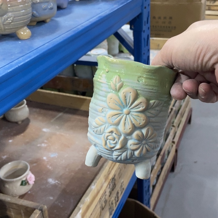 陶瓷花盆单场满9.9发9*12