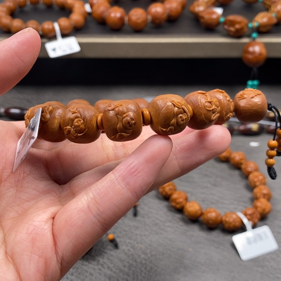 橄榄核手串/手链老型弥勒