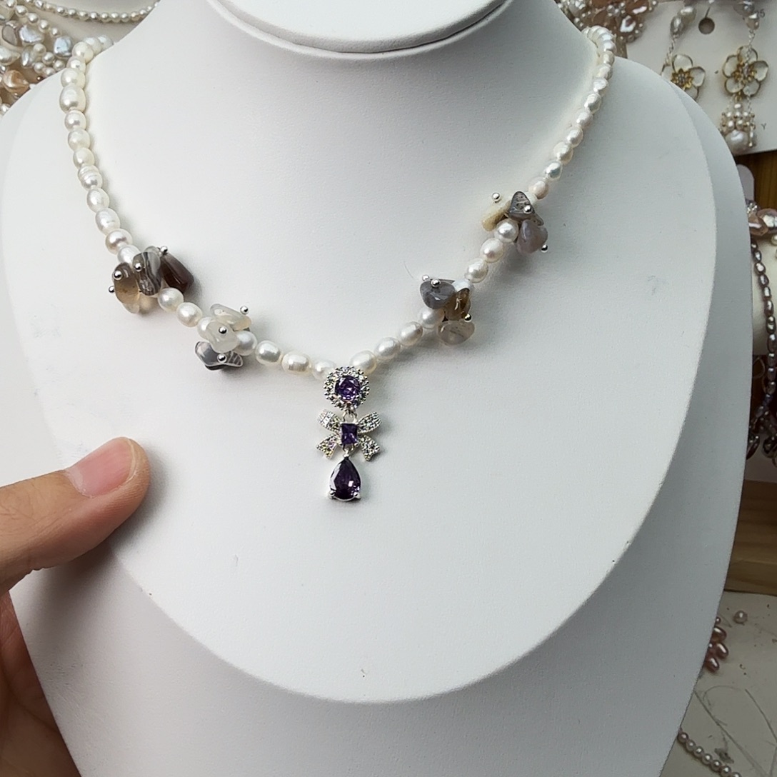 未镶嵌淡水珍珠颈饰