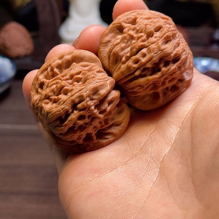 文玩核桃吊坠四座楼