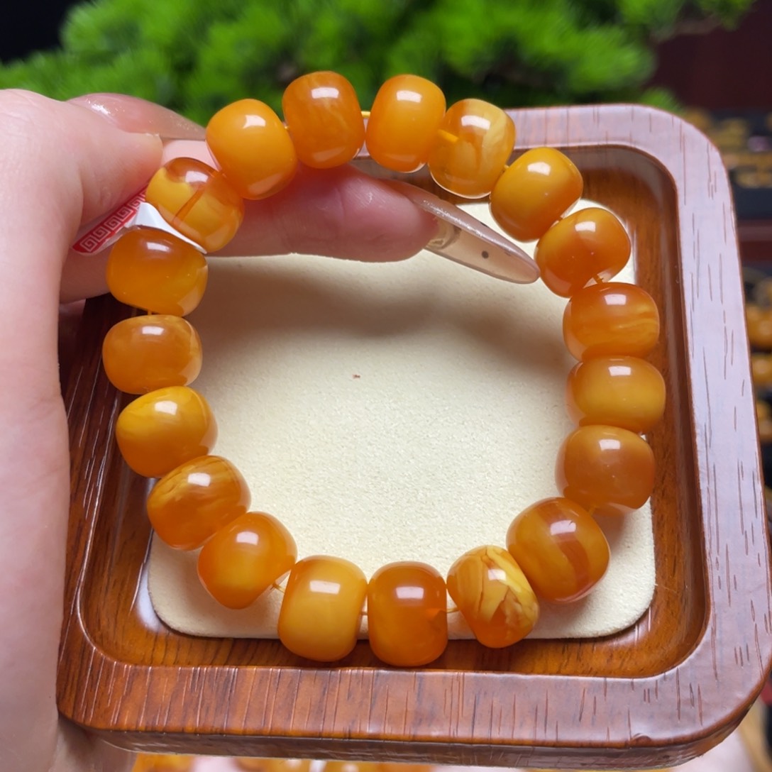 蜜蜡手链未镶嵌手串