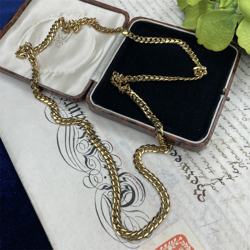 合金项链 napier金色小环扣项链1-2【2071125-024】