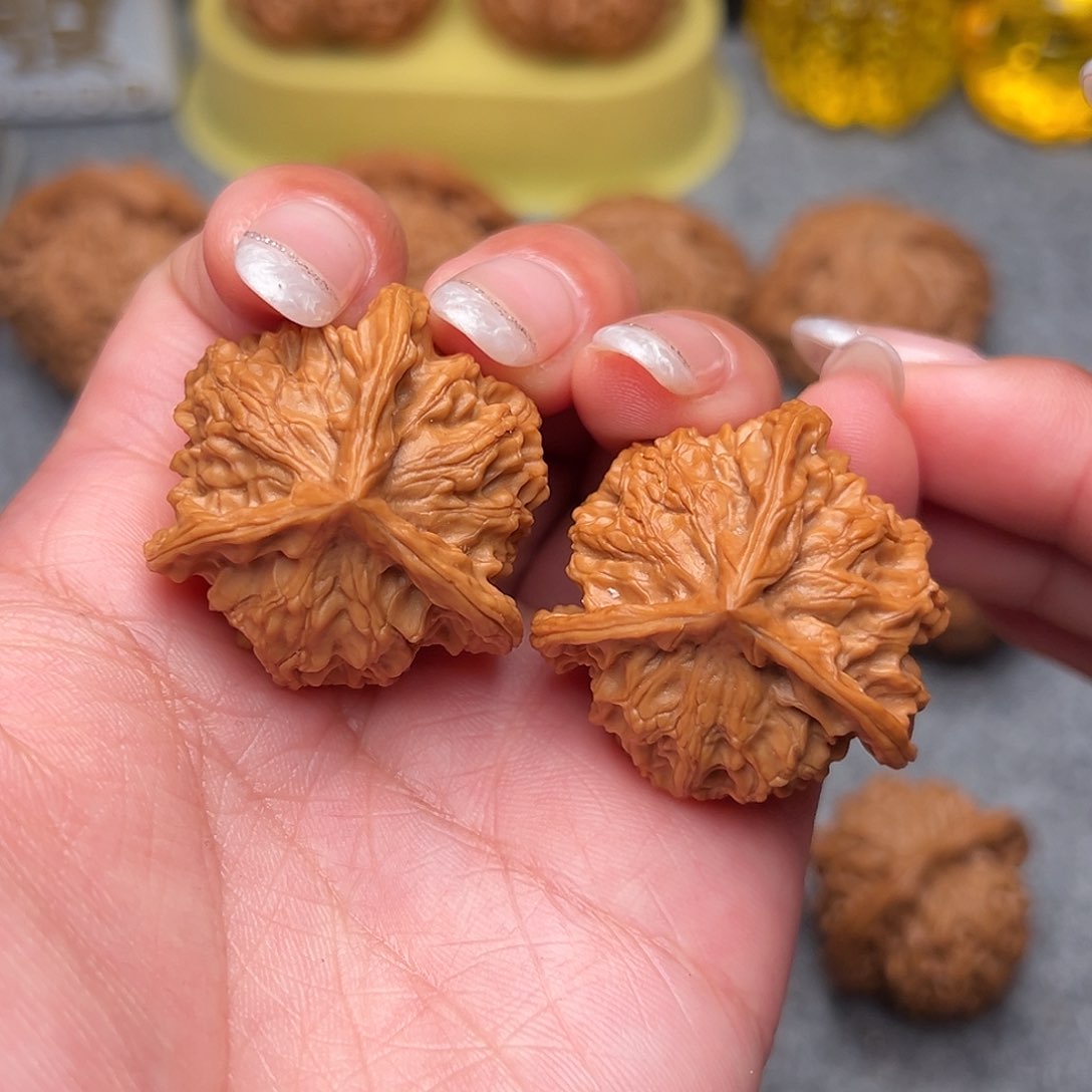 把件文玩核桃毕业盘山三棱35全品