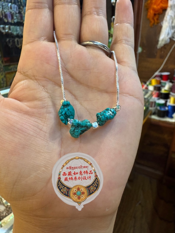 合金亚克力项链 女士锁骨链。项链