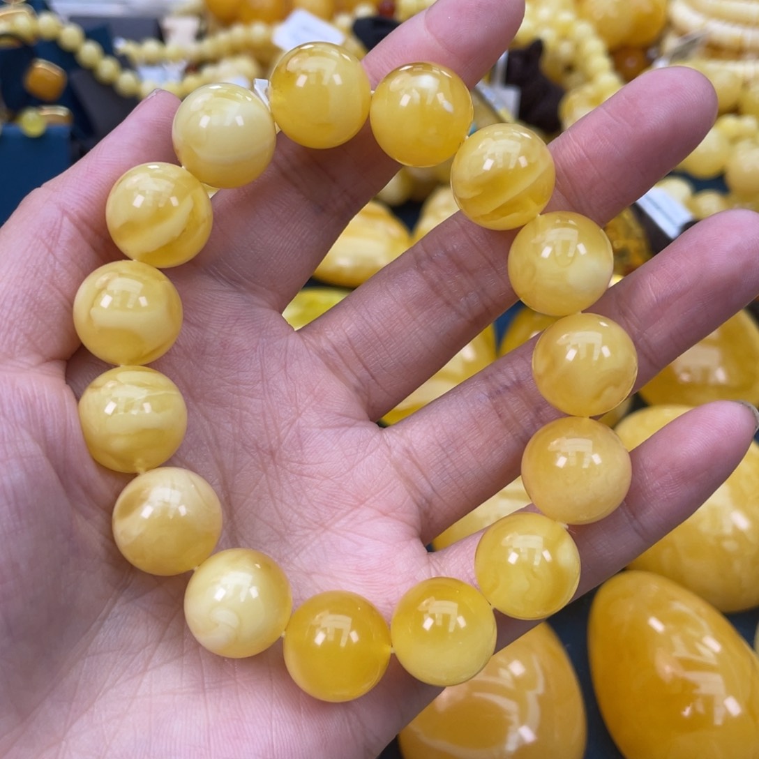 琥珀裸石未镶嵌琥珀蜜蜡w 23