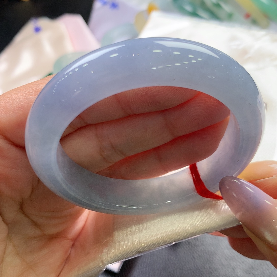 翡翠未镶嵌手镯52.3正