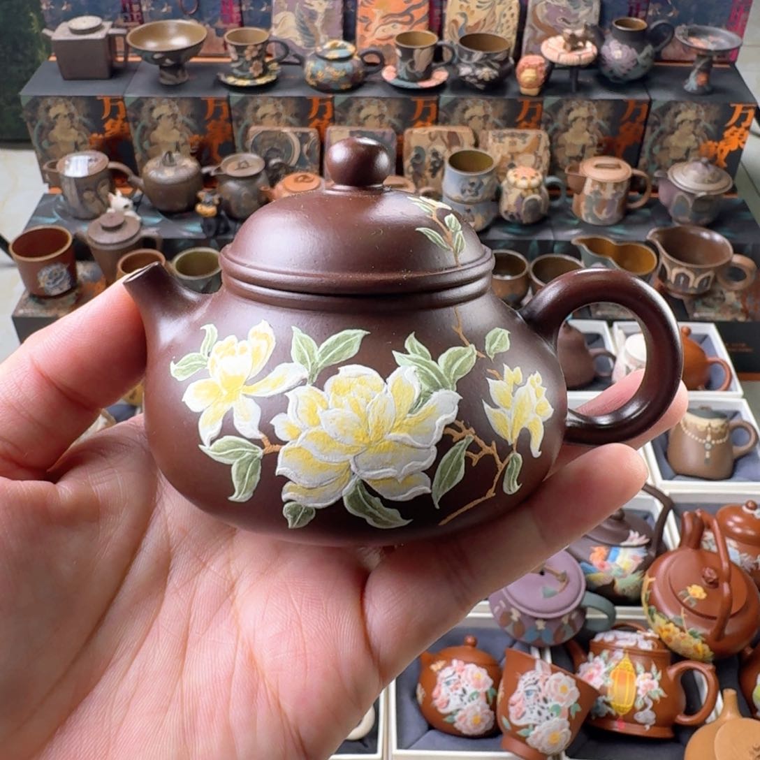 茶壶紫砂150ml原矿精工半手
