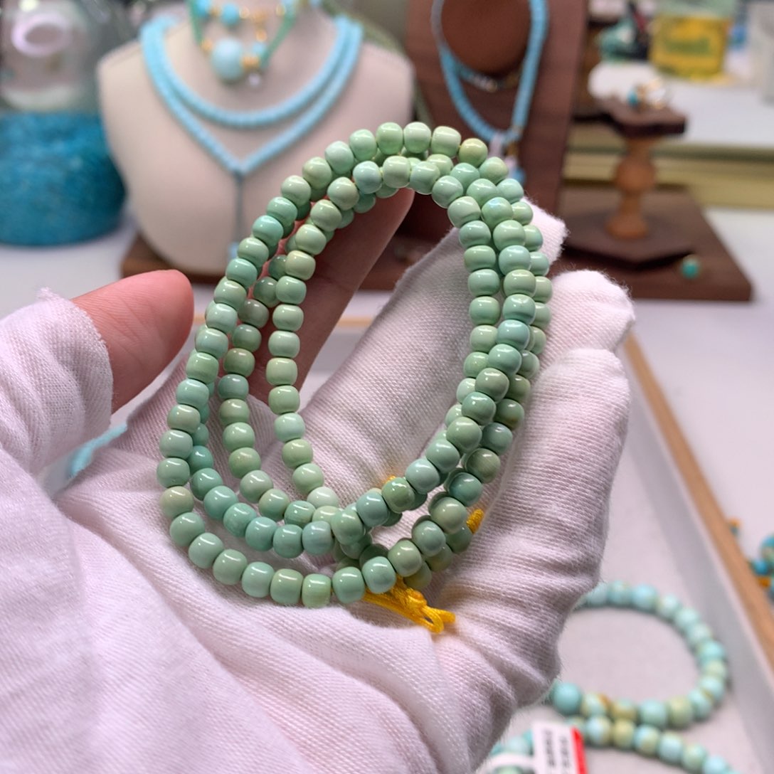 绿松石配饰未镶嵌丙**火