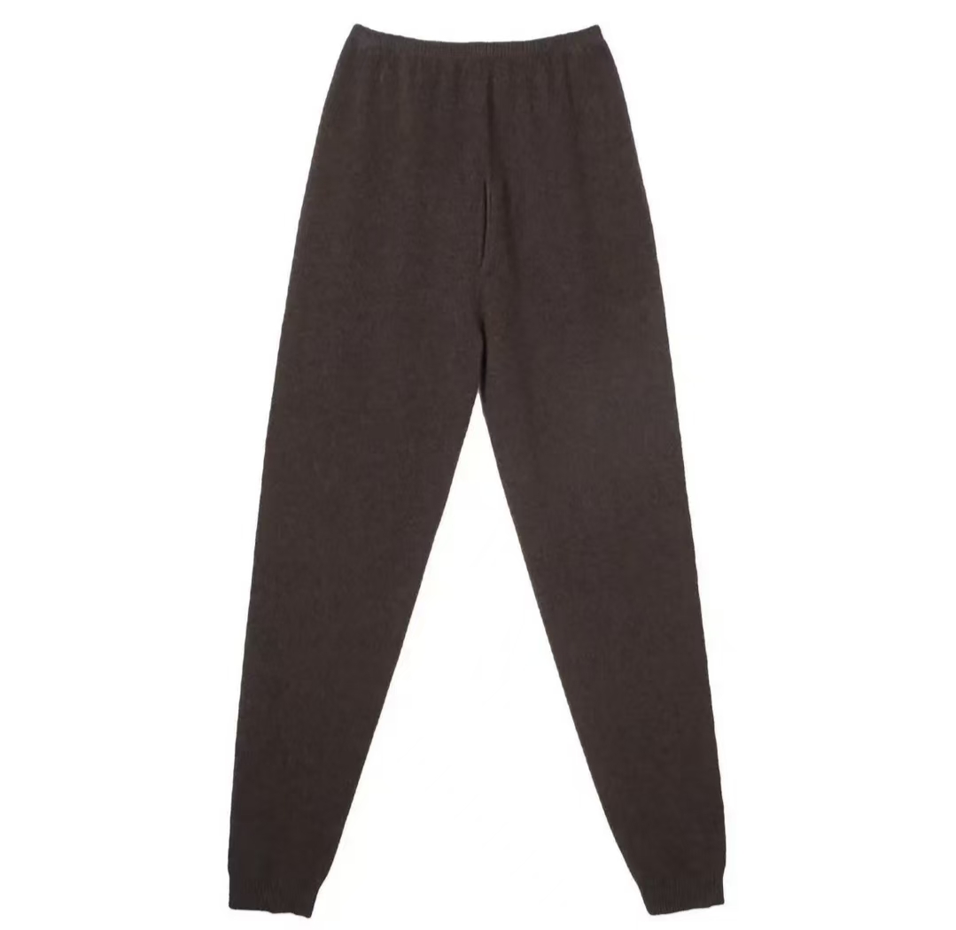 【男款宽松版】牦牛绒秋冬针织打底裤纯色柔软内搭长裤