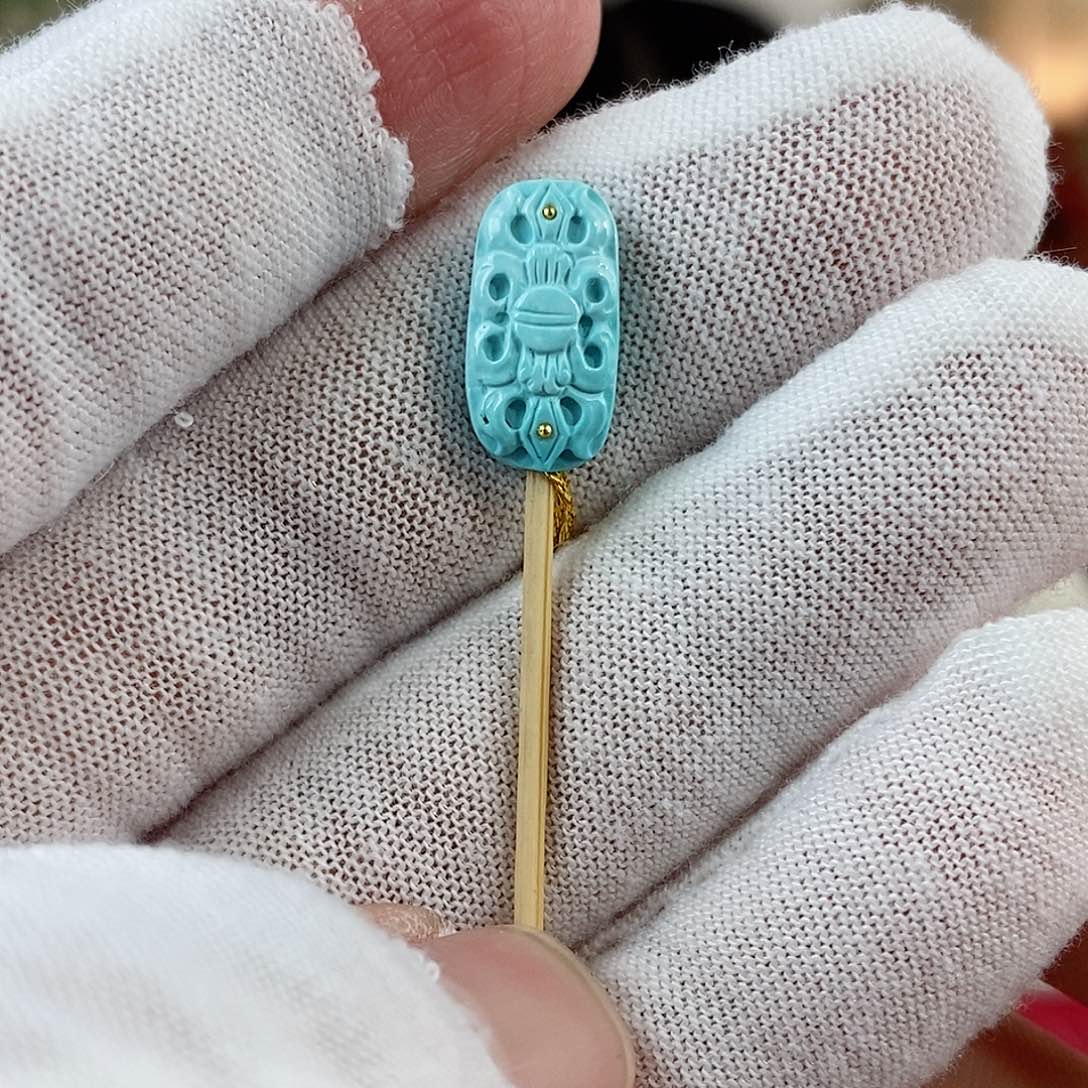 绿松石珠宝奇石未镶嵌