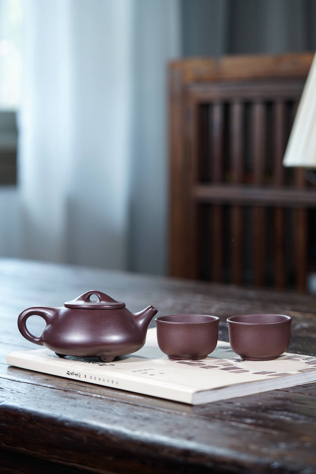 宜兴紫砂壶纯手工原矿家藏老紫泥光素壶230ml黄金容量景舟石瓢壶