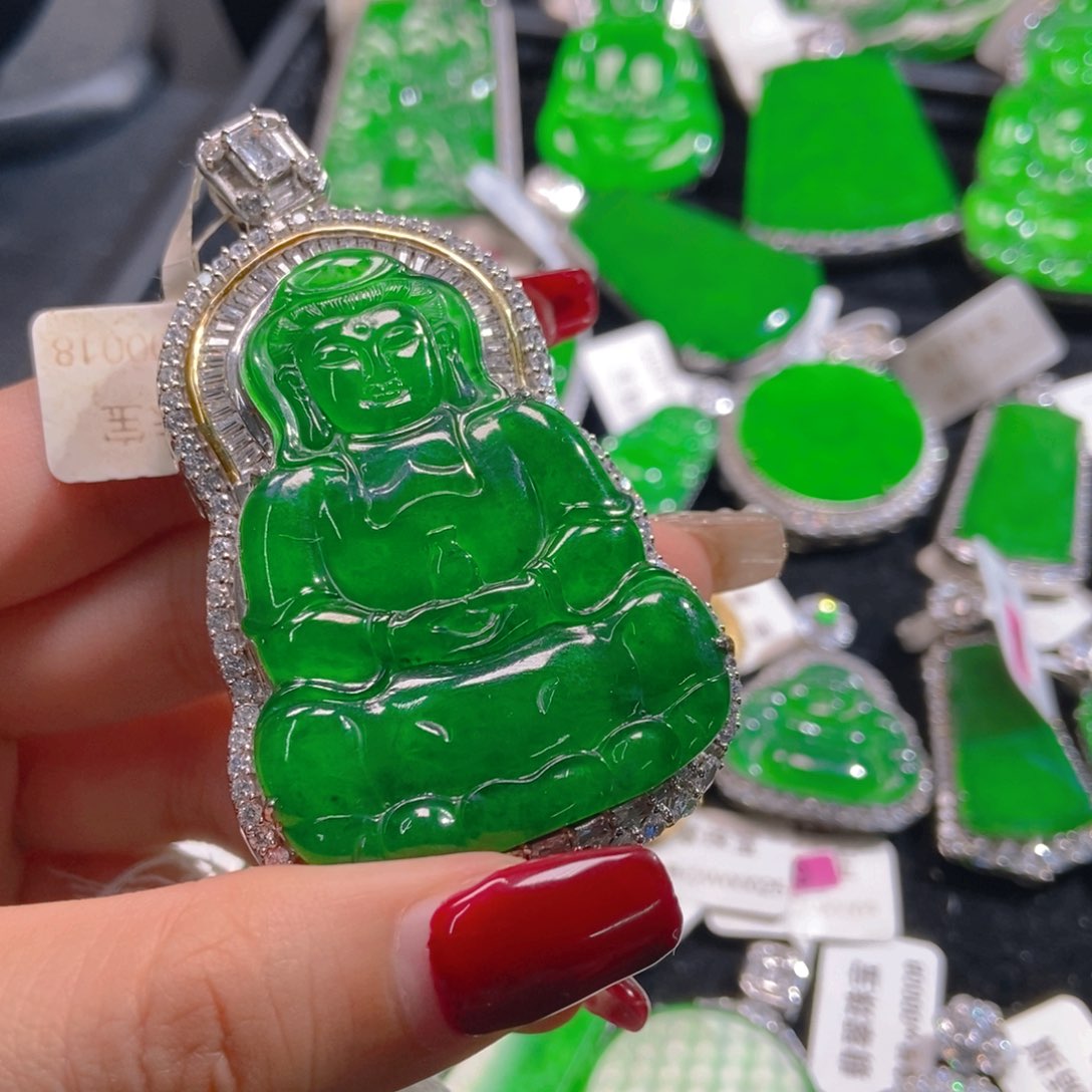 翡翠吊坠(不含链)未镶嵌