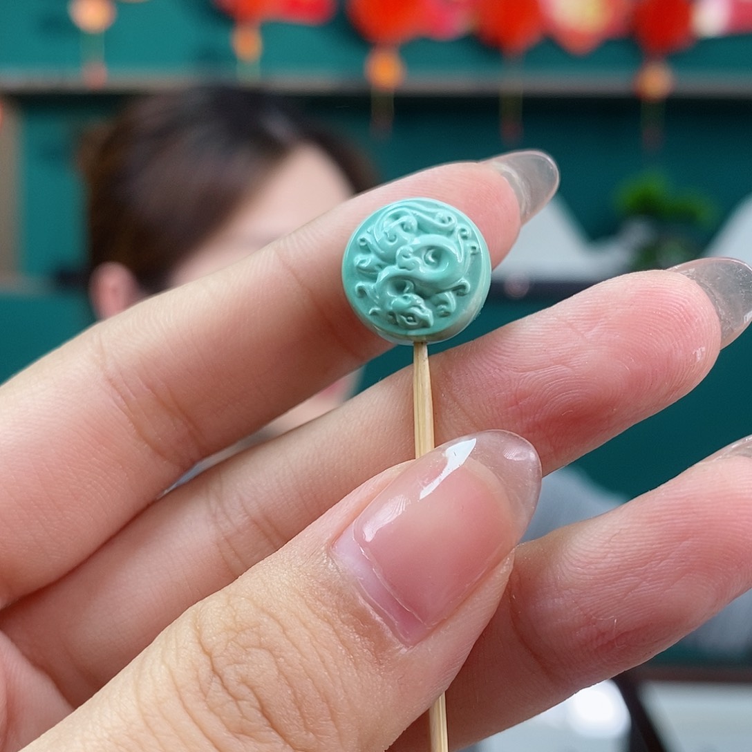 绿松石珠宝奇石未镶嵌