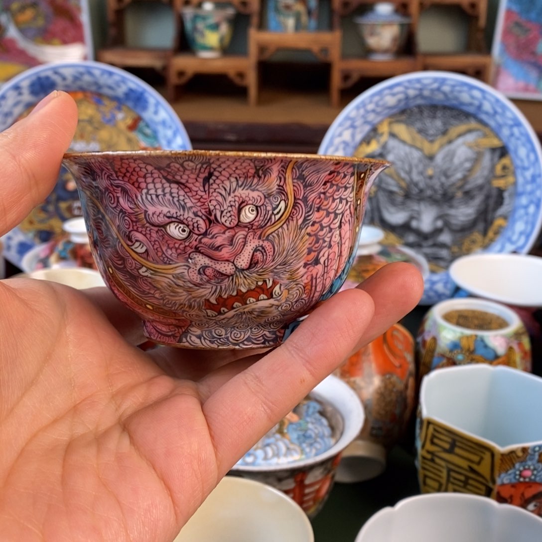 ꧁****꧂手工手绘黄天化