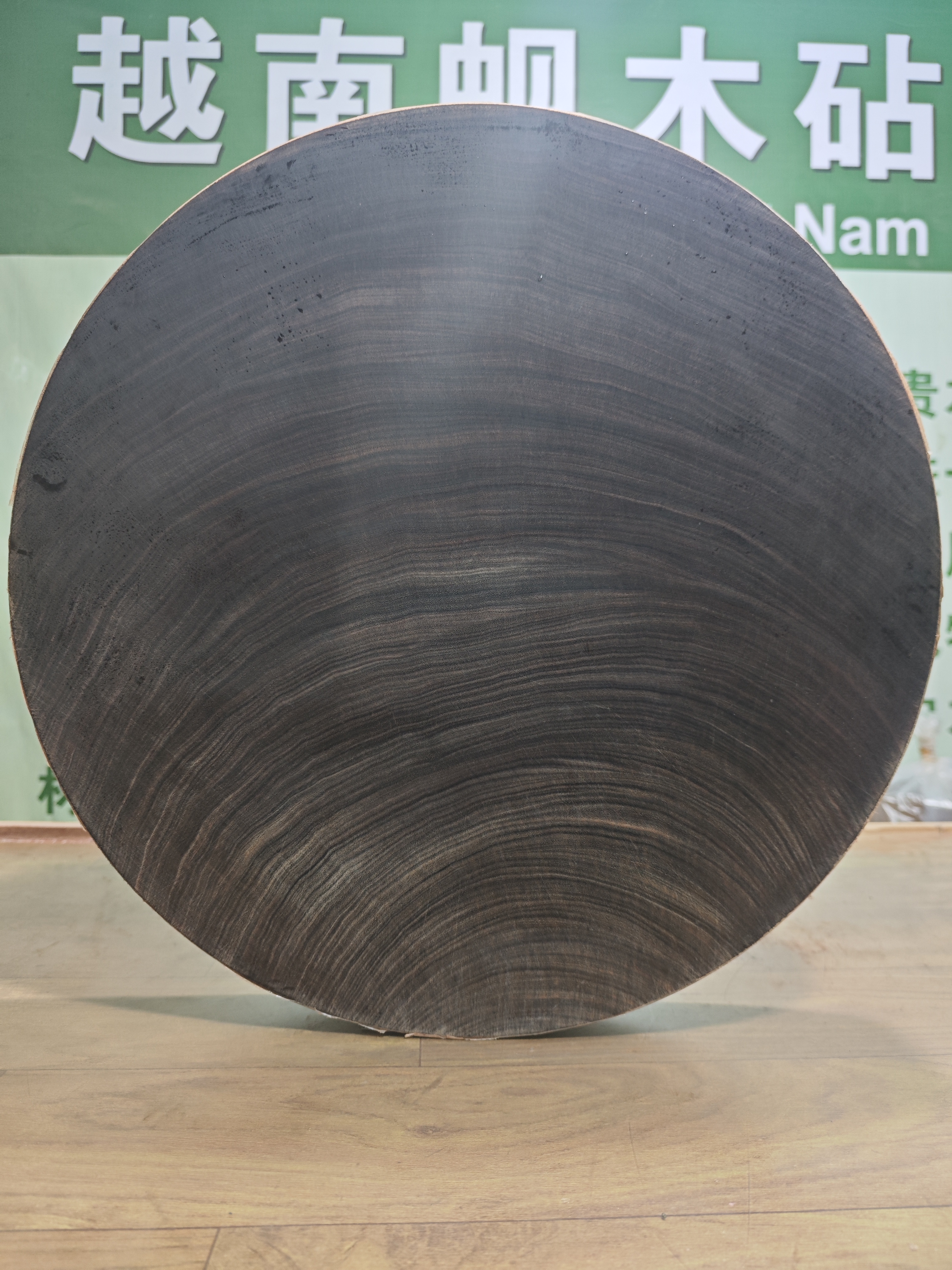 50大号手工商用黑色陶瓷蚬木砧板菜墩菜板酒店家用可砍可剁耐用