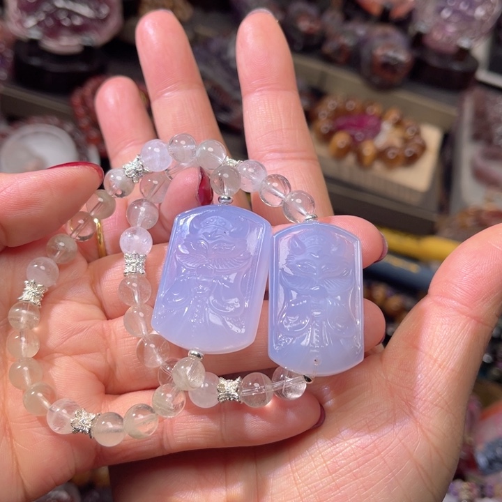 水晶颈饰未镶嵌多样性发一