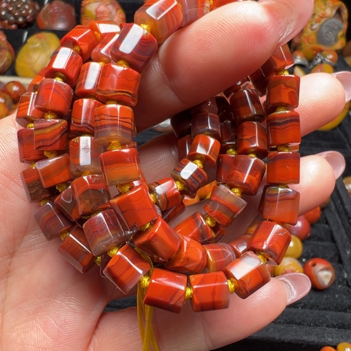 玛瑙/玉髓未镶嵌战国红