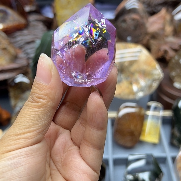 珠宝半成品水晶未镶嵌