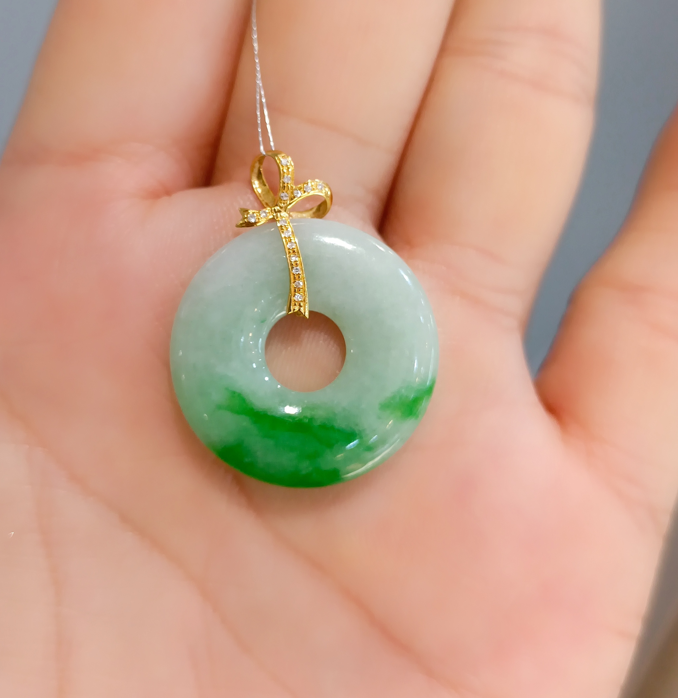 天然A货翡翠挂件