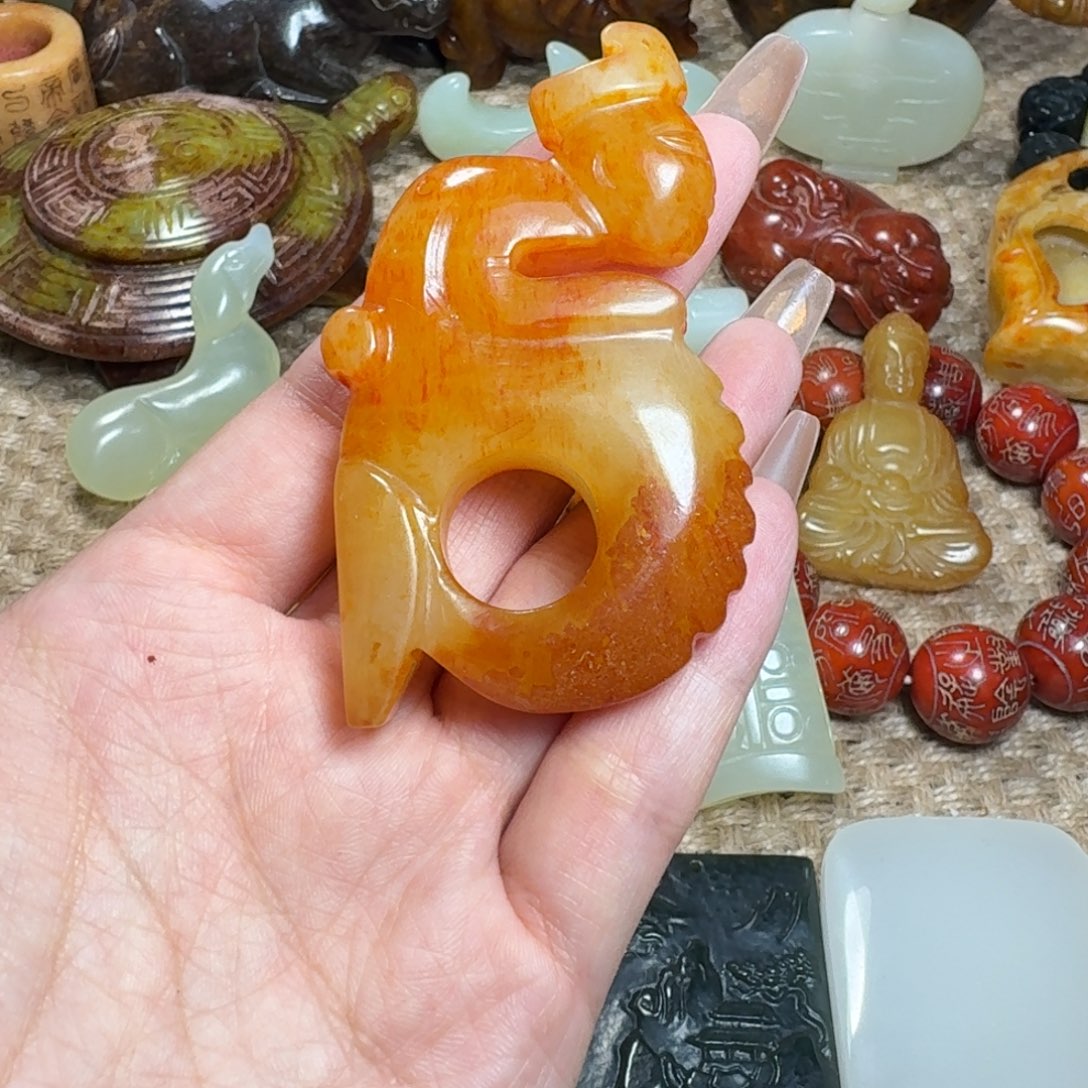 白玉菩提吊坠挂件