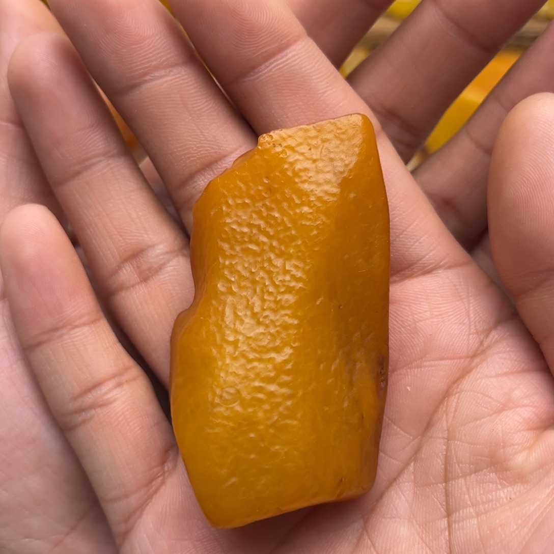 定制琥珀未镶嵌蜜蜡定制随型手把