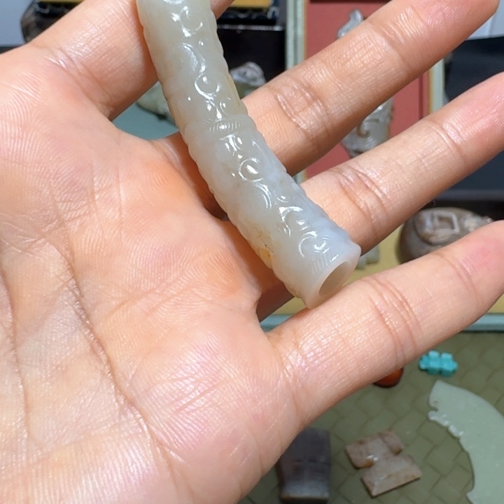 龍***观和田玉未镶嵌颈饰